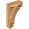 Ekena Millwork Thorton Arts & Crafts Rough Sawn Bracket, Western Red Cedar, 6"W x 22"D x 30"H BKT06X22X30THR03RWR - alternate 1